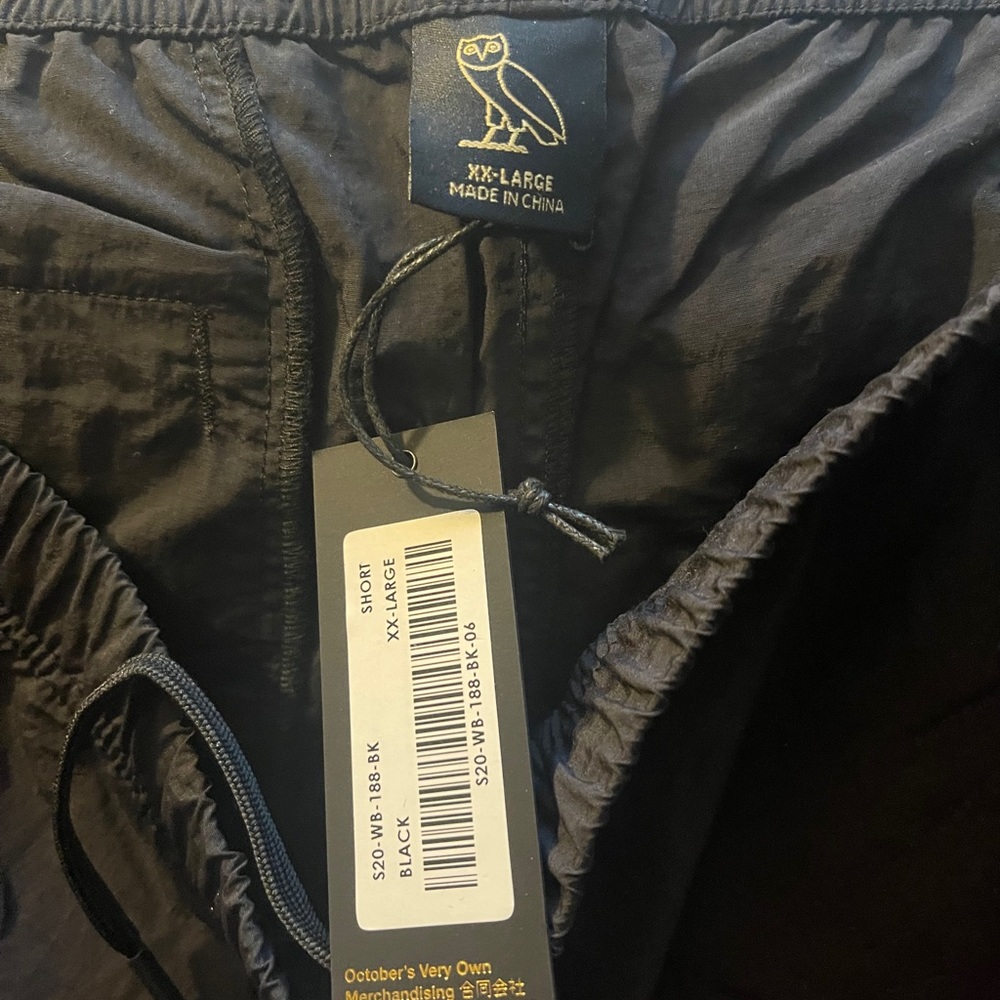 October’s very own nylon shorts xxl new black